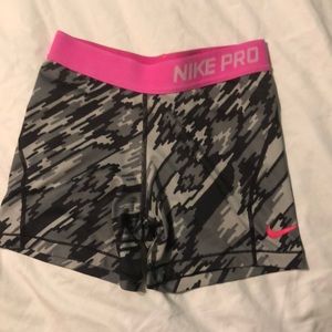Girls Nike Pro Shorts